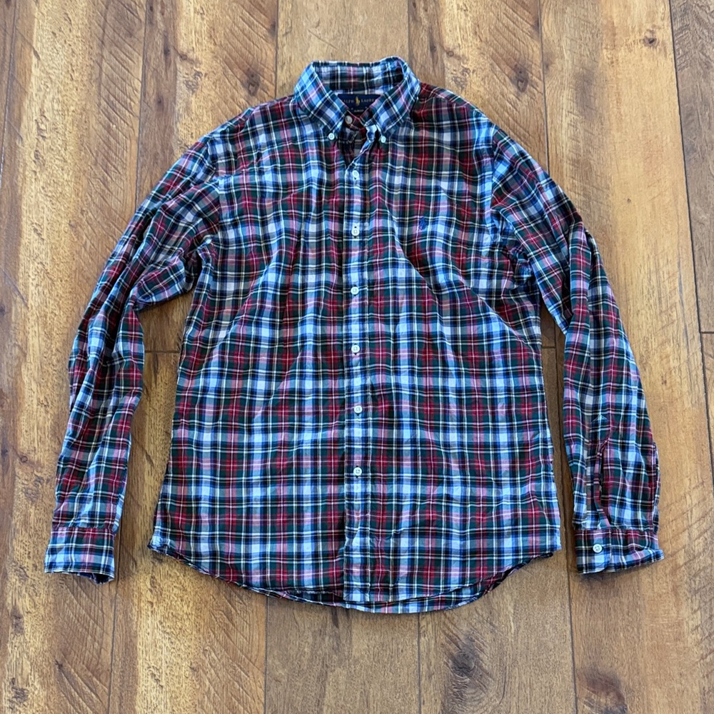 Ralph Lauren Slim Fit Button Down Shirt Large